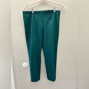 Theory Teal Tapered Trousers